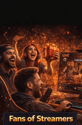 Fans cheering and engaging with live streams